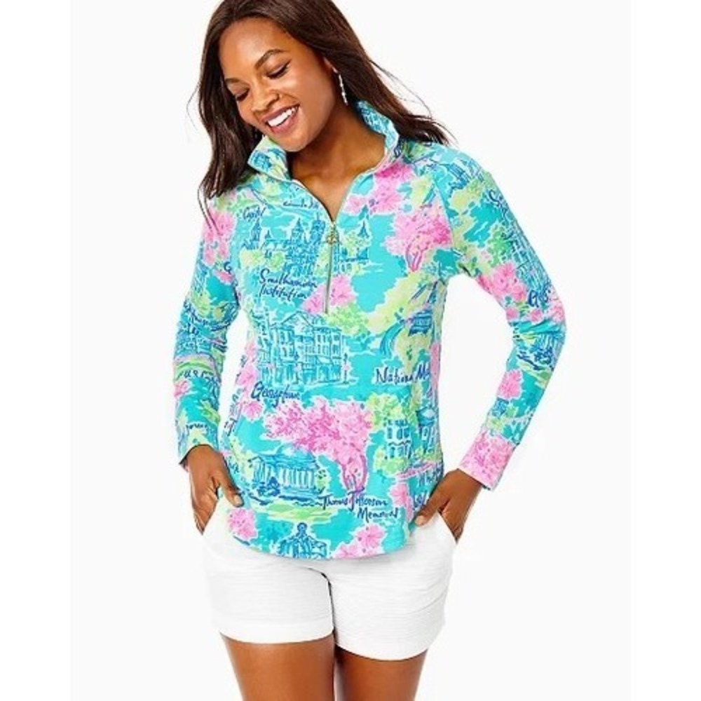 LILLY PULITZER Upf 50+ Skipper Popover In Multi Lilly Loves Dc